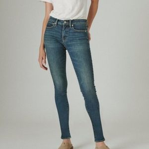 Lucky Brand Mid Rise Ava Skinny Jean Ankle 6/28